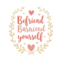 quotes befriend SVG PNG design with hand-drawn style, an uplifting message
