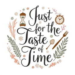 time taste flower SVG PNG design with floral elements