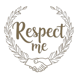 respect handshake wreath SVG PNG design with hand-drawn style, floral elements
