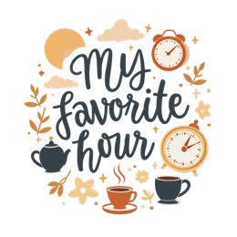 coffee quotes favorites SVG PNG design with orange floral elements