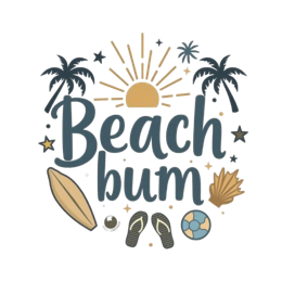 beach sunshine shirt SVG PNG design with bold lettering