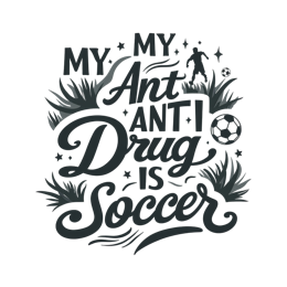 quote soccer SVG PNG design with bold lettering