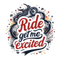 ride excitement SVG PNG design with bold lettering
