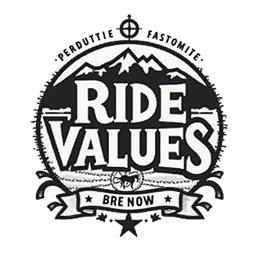 ride values mountain SVG PNG design with bold lettering