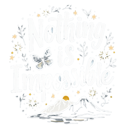 inspiration quotes butterfly SVG PNG design with bold lettering, an uplifting message