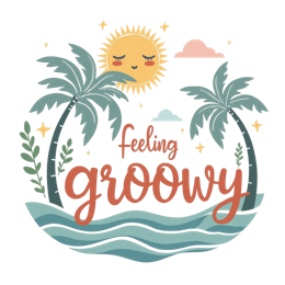 sunshine palmtrees SVG PNG design with bold lettering