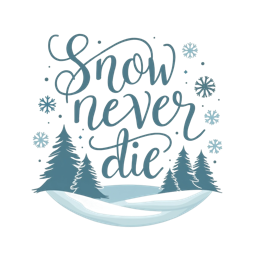 snow never die SVG PNG design
