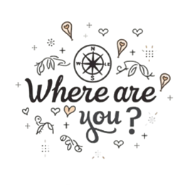 quotes navigation SVG PNG design with hand-drawn style, black and white floral elements