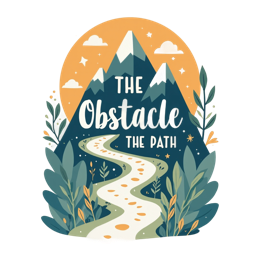obstacle path mountains SVG PNG design with an uplifting message