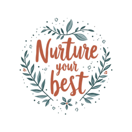 nurture your best SVG PNG design with white and orange floral elements