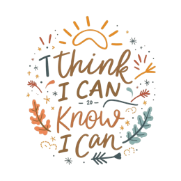 quotes positivity SVG PNG design with hand-drawn style, orange floral elements, an uplifting message