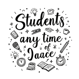 students learning creativity SVG PNG design with hand-drawn style, bold lettering