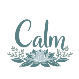 calming lotus flower SVG PNG design with hand-drawn style, cream floral elements