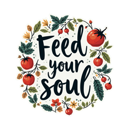 decoration quote flower SVG PNG design with red and green floral elements