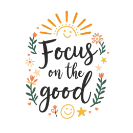 positive motivation SVG PNG design with hand-drawn style, white and orange floral elements, an uplifting message