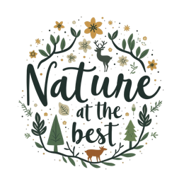 flora deer SVG PNG design with white and green floral elements
