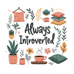chill decoration SVG PNG design with hand-drawn style, bold lettering, green floral elements