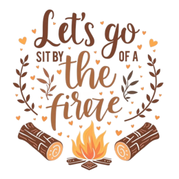 fireplace quotes SVG PNG design