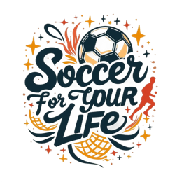 soccer life SVG PNG design with bold lettering
