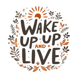 motivation quote nature SVG PNG design with hand-drawn style, bold lettering, white and orange floral elements