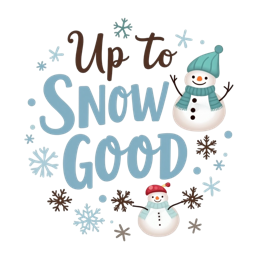 holidays snowmen SVG PNG design with bold lettering