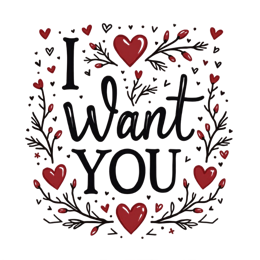 love hearts SVG PNG design with bold lettering