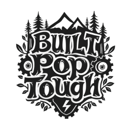 pop tough shirt SVG PNG design with bold lettering