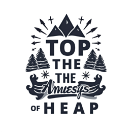 top the amuseys heap SVG PNG design with bold lettering