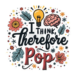think brain SVG PNG design with white floral elements