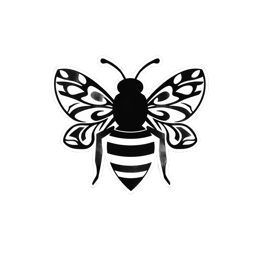 bee sticker shirt SVG PNG design with clean design elements