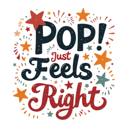 pop illustration SVG PNG design with hand-drawn style, bold lettering