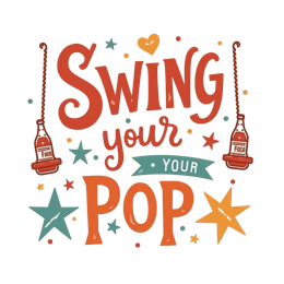 swing your pop SVG PNG design with bold lettering