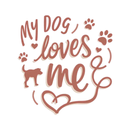 quotes dog love SVG PNG design with hand-drawn style