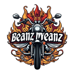 motorcycle flames SVG PNG design with bold lettering