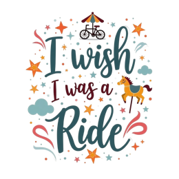 fantasy ride SVG PNG design with bold lettering