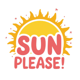 sunshine positive SVG PNG design with bold lettering