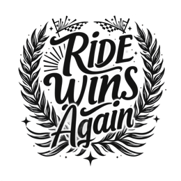 race motorcycle SVG PNG design with bold lettering, an uplifting message