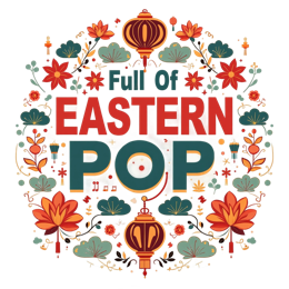 eastern pop floral SVG PNG design with bold lettering, red and green floral elements