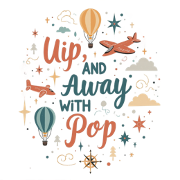 air travel imagination SVG PNG design with bold lettering
