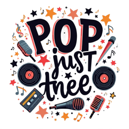 music stars SVG PNG design with bold lettering