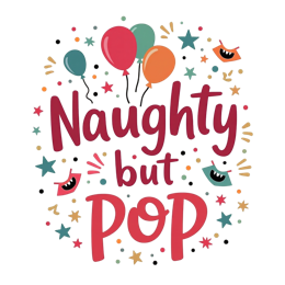 pop balloons SVG PNG design with bold lettering