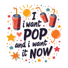 stickers drinks SVG PNG design with bold lettering