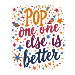 quotes colorful stars SVG PNG design with bold lettering