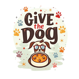 dog food fun SVG PNG design with bold lettering