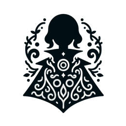 fantasy patterns SVG PNG design with clean design elements, black and white floral elements