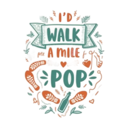pop shirt SVG PNG design with orange and red floral elements