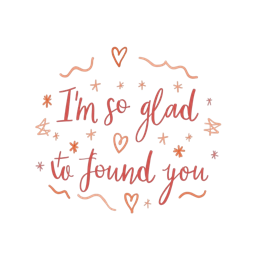 found you happiness SVG PNG design with hand-drawn style