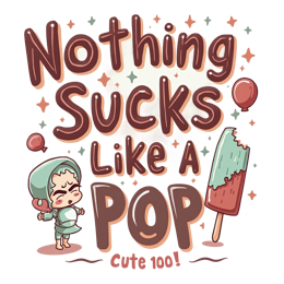 cute popsicle SVG PNG design with bold lettering