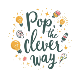 pop clever stickers SVG PNG design with hand-drawn style