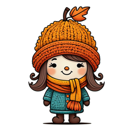 autumn knitwear SVG PNG design